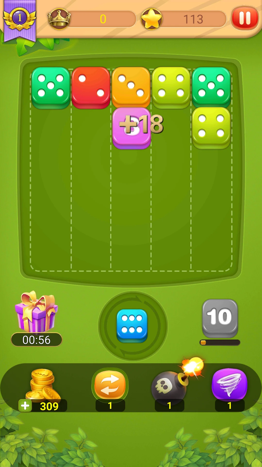 Dice Pop:Merge Puzzle screenshot