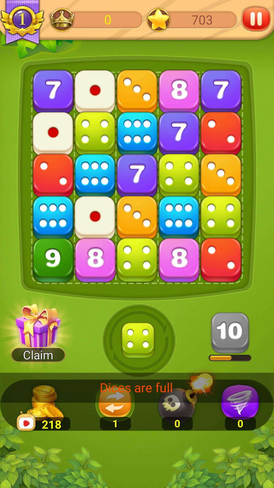 Dice Pop:Merge Puzzle screenshot